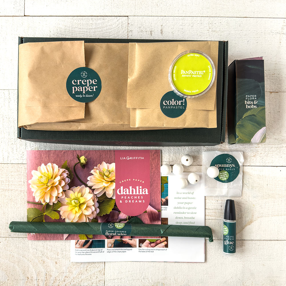 Monstera Plant Crepe Paper Flower Kit - Image 3